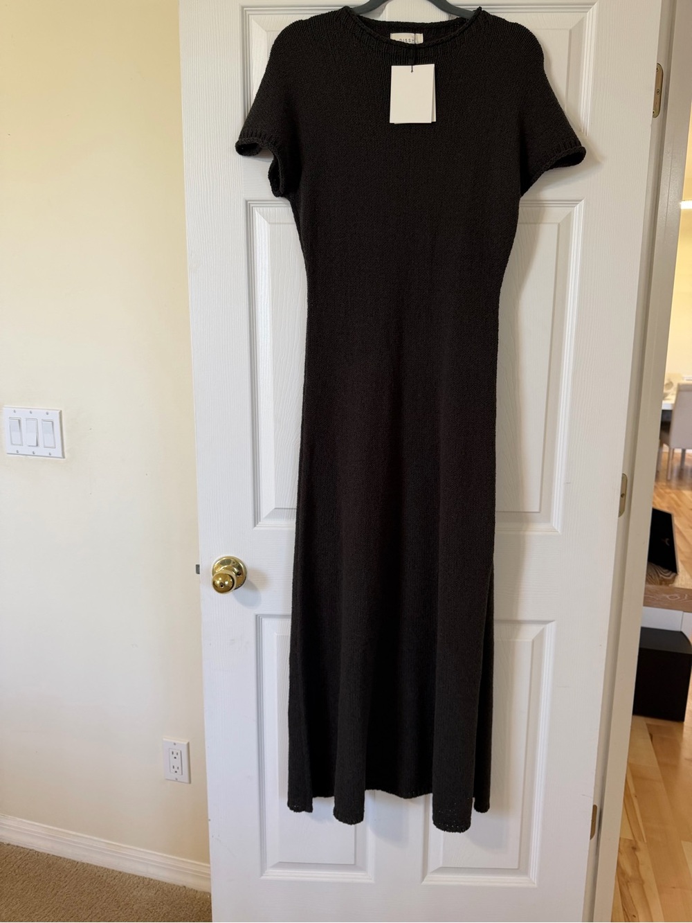 DISSH ERIN PETROL KNIT MAXI DRESS